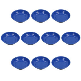 4in Magnetic Parts Tray Dish storage Holder Circular Round Stainless Steel 10 Pack