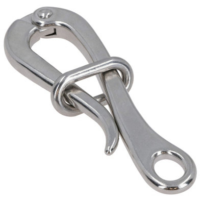 4in Marine Pelican Hook + Eye Quick Release Link Stainless Steel Guard ...