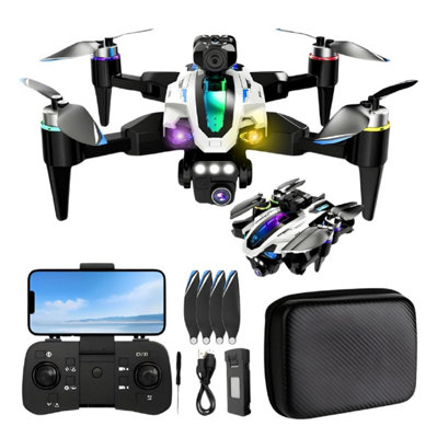 4K Camera Drone - Foldable Quadcopter with Dual HD Cameras, Carrying ...