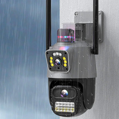 4K Dual-Lens Wireless PTZ Outdoor Security Camera with Human Tracking ...