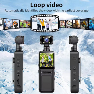 Mini Action Cam 4K Con Clip Magnetica E 64GB – Impermeabile 30m E Wi-Fi
