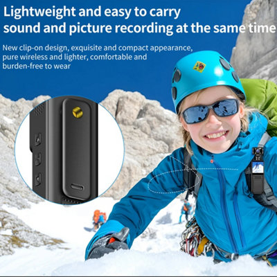 Mini Action Cam 4K Con Clip Magnetica E 64GB – Impermeabile 30m E Wi-Fi