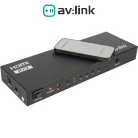 4K HDMI 2.0 Switch / Splitter 2 Sources & 4 Display Outputs