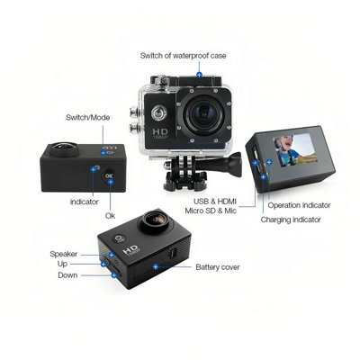 4K Multifunctional outdoor waterproof camera - 3