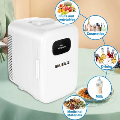 4L Mini Fridge Portable Table Top Electric Cooler Warmer Ice Box