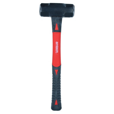 4LB 1.8KG DOUBLE FACED SLEDGE LUMP HAMMER TPR FIBREGLASS RUBBERISED HANDLE