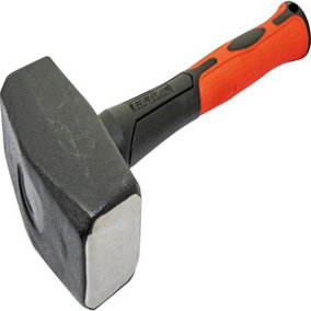 4LB Stoning Hammer Fgb Handle Short Handle Comfort Grip Fibreglass Rubber Shaft