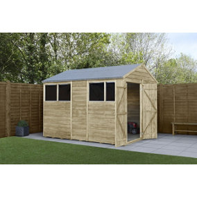 4LIFE Apex Shed 6x10 - Double Door - 4 Window