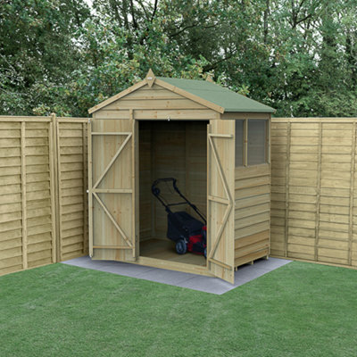 4LIFE Apex Shed 6x4 - Double Door - 2 Windows