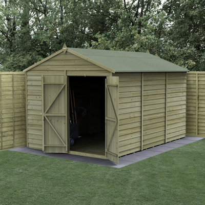 4LIFE Apex Shed 8x12 - Double Door - No Window