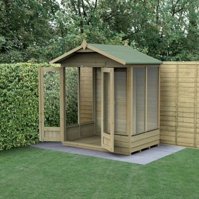 4LIFE Apex Summerhouse 6x4 - Double Door - 5 Window