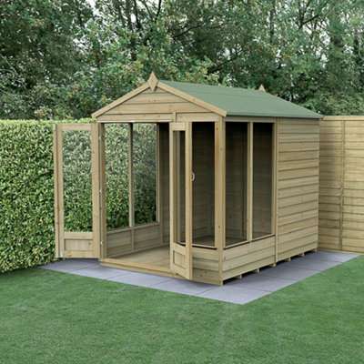 4LIFE Apex Summerhouse 6x8 - Double Door - 5 Window