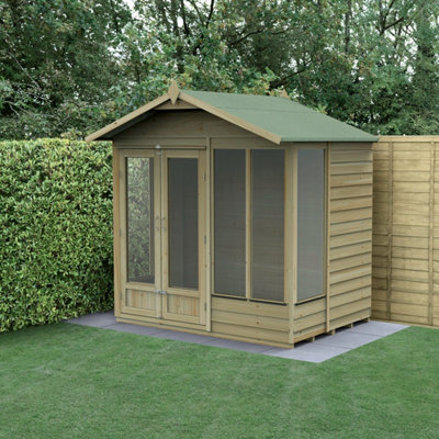 4LIFE Apex Summerhouse 7x5 - Double Door - 4 Window