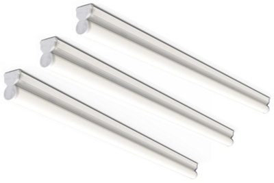 4lite High Performance LED Under Cabinet Link Light 1170mm 3K Pack of 3