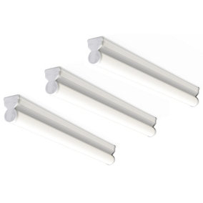 4lite High Performance LED Under Cabinet Link Light - 310mm 3K Pack of 3