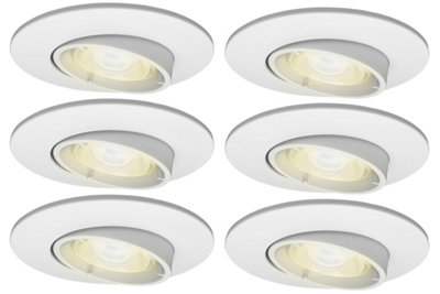 Gu10 downlights deals b&q