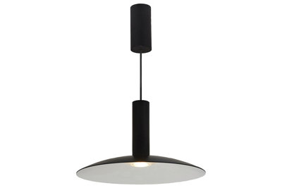 4lite Wide LED Decorative Dimmable Pendant Black