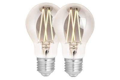 4lite WiZ Connected A60 LED Smart Filament Bulb Smoky Tuneable White ...