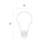 4lite WiZ Connected A60 LED Smart Filament Bulb Smoky Tuneable White E27 Screw Fit Pack of 2