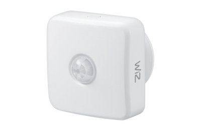 4lite WiZ Connected A60 Warm White WiFi/Bluetooth LED B22 Bayonet Cap Smart Bulb 2 Pack + PIR Sensor