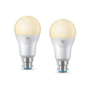Diall B22 13.8W 1521lm White A60 Warm white LED Dimmable Light bulb
