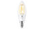 4lite WiZ Connected E14 LED Candle Filament 4.9W Clear Tuneable White WiFi Bluetooth Pack of 2