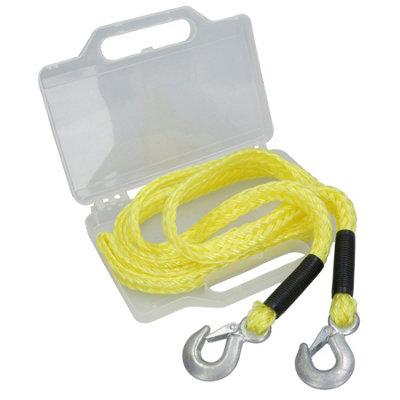 4M 5-Ton Recovery Tow Strap With Flat Snap Hook & Reinforced Loops – Heavy Duty, UV/Weather Resistant 5 thumbnail image