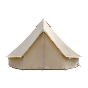 4m Bell Tent - Fire Retardant Cotton 320 - With Flap