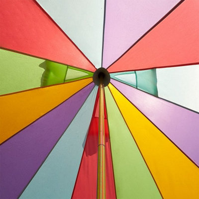 4m Bell Tent - Oxford Ultralite 100 - Rainbow