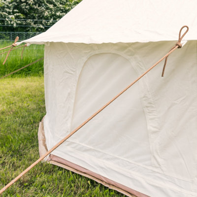 4m Kokoon Deluxe XL Bell Tent with Chimney Fitting - 100% cotton canvas - 5