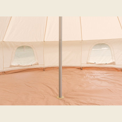 4m Kokoon Deluxe XL Bell Tent with Chimney Fitting - 100% cotton canvas - 7