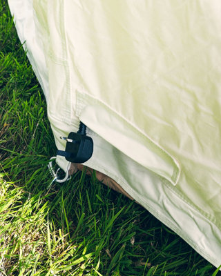 4M Polycotton Bell Tent with Zipped PVC Groundsheet - 4