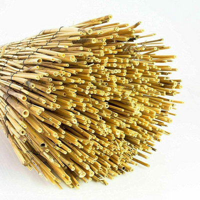4m x 1.2m Bamboo Screening Roll Natural Fence Panel Peeled Reed Fencing Outdoor Garden
