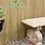 4m x 1.5m Bamboo Split Slat Fencing Screening Rolls for Garden Outdoor Privacy