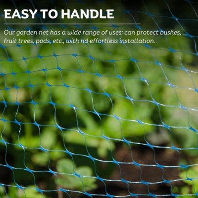 Shop 4m x 10m Garden Netting Heavy Duty Fine Strong Mesh Garden Pond ...