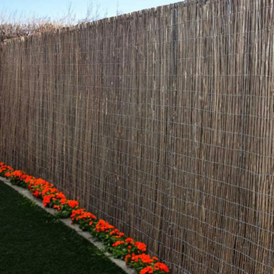 4m x 1m Premium Willow Fencing Screening Rolls - 9