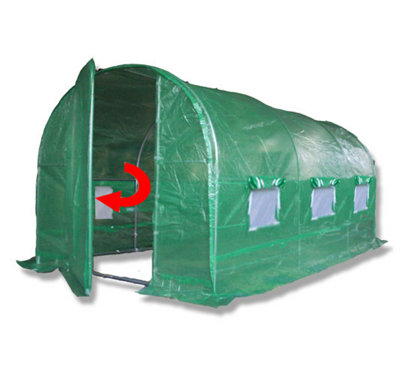4m x 2m (13' x 7' approx) Pro+ Green Poly Tunnel