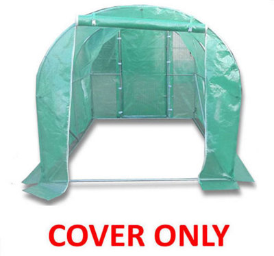 4m x 2m (13' x 7' approx) Pro+ Green Polytunnel Replacement Cover