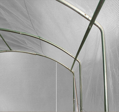 4m x 3.5m (13' x 11.5' approx) Pro Max White Poly Tunnel