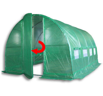 4m x 3m (13' x 10' approx) Pro+ Green Poly Tunnel