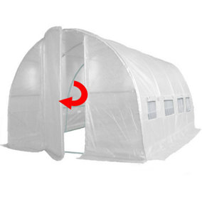 4m x 3m (13' x 10' approx) Pro+ White Poly Tunnel