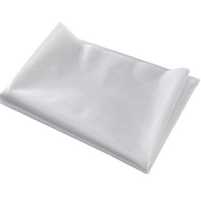 4M X 3M 500G Clear Heavy Duty Polythene Plastic Building Dust Rubble Sheet DIY