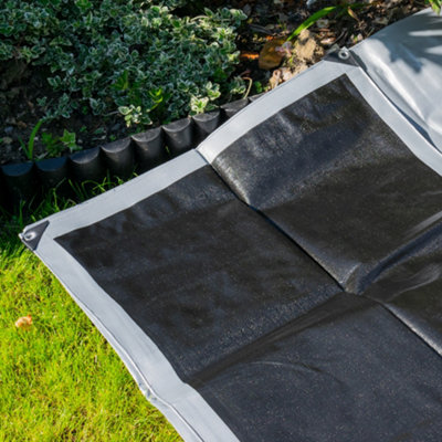 4m x 5m Tough heavy duty waterproof tarpaulin/cover up tarp - 7