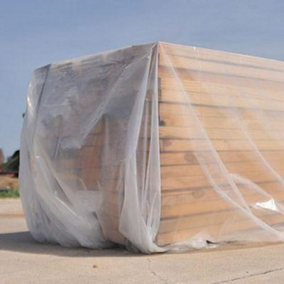4M X 7M 1000G Clear Heavy Duty Polythene Plastic Building Dust Rubble Sheet DIY