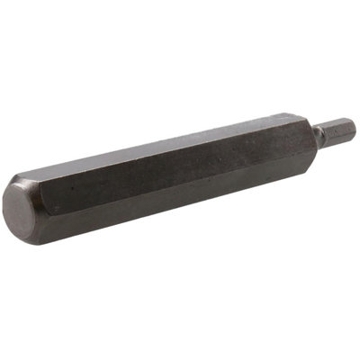 4mm Hex Allen Key Bit 75mm Length 10mm Shank Chrome Vanadium Hardened Tip