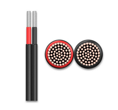 4mm Twin Core Solar PV Cable H1Z2Z2-K Double insulated 1500V high performance 15m