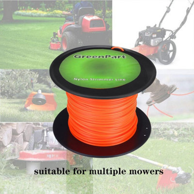 4mm x 100m Strimmer Line Heavy Duty Round Brushcutter Cord 4mm Dia 100m ...