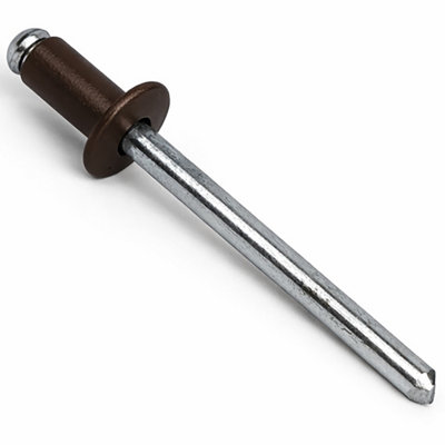 4mm x 10mm - Pack of 100 - ISO 15977 - Terra Brown RAL 8028 Painted ...