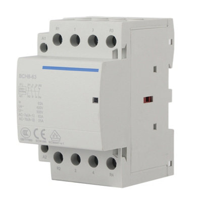 4P 63A 24V/50/60Hz Household AC Contactor with 2NO 2NC(230VAC)