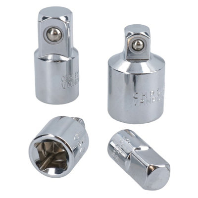 4pc Adapter Adaptor Set Ratchets Sockets Step Up & Down